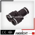 A104 PY China Supplier High Quality Pneumatic Plastic Y Type Air Tube Fittings